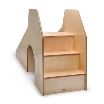 Toddler Slide With Stairs and Tunnel
