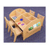 Two Student Adjustable Library Desk