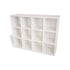 Whitney White 12 Cubby Backpack Storage Cabinet