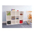 Whitney White 12 Cubby Backpack Storage Cabinet