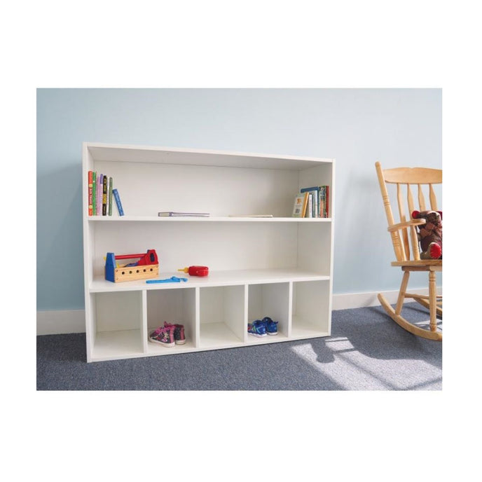Whitney White Cubby And Shelf Cabinet