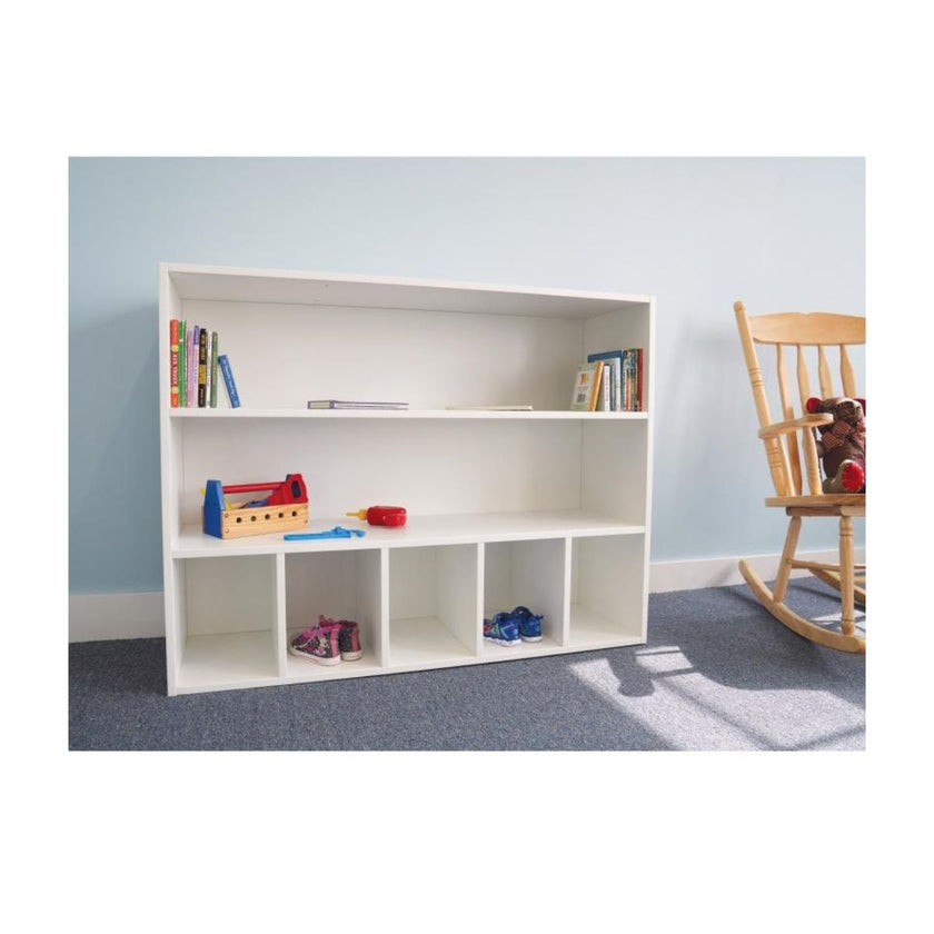 Whitney White Cubby And Shelf Cabinet