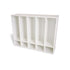 Whitney White Five Section Coat Locker