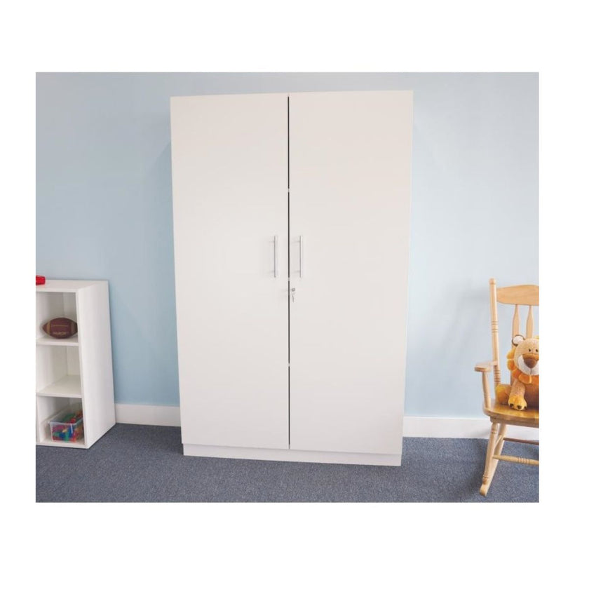 Whitney White Tall And Wide Wall Cabinet