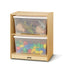 Space-Saver Jumbo Tote Storage - with Clear Totes + Lids