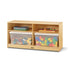 Toddler Jumbo Tote Storage - with Clear Totes + Lids